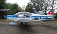 G-GBXF - at a quiet Cambridgeshire  airfield - by Terry Fletcher