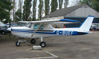 G-BUEF - 1977 Cessna 152 at a quiet Cambridgeshire  airfield - by Terry Fletcher