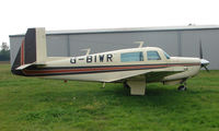 G-BIWR - 1976 Mooney M20F at a quiet Cambridgeshire  airfield - by Terry Fletcher