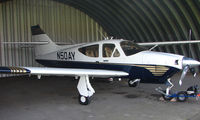 N50AY - Rockwell 114A at a quiet Cambridgeshire  airfield - by Terry Fletcher