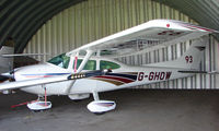 G-GHOW - 1980 Cessna F182Q at a quiet Cambridgeshire  airfield - by Terry Fletcher
