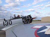 N130PT @ IAG - Finally, a happy camper! The old bird is making nice, round motor sounds again. - by Jim Uber