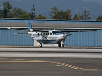 N950PA @ SMO - N950PA crossing RWY 21 while taxiing - by Torsten Hoff