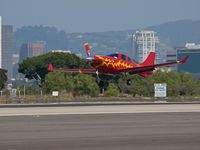 N42GG @ SMO - N42GG arriving on RWY 21 - by Torsten Hoff