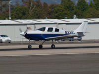 N338L @ SMO - N338L rolling out after arriving on RWY 21 - by Torsten Hoff