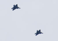 UNKNOWN - F-22 Raptor perform flyovers for Denver Broncos football in Denver,Colorado.