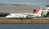 EI-RJU @ EGLC - Bae146 at London City - by Terry Fletcher