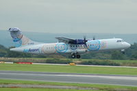 EI-REO @ EGCC - Aer Arann - Taking Off - by David Burrell