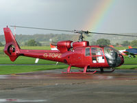 G-TOPZ @ EGBO - Westland 342J Gazelle - by Robert Beaver