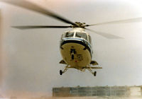 N1547K @ 0XS5 - Sikorsky S-76A on South Padre Island Beach - by Zane Adams