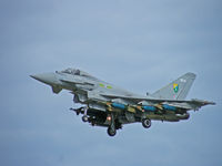 ZJ921 @ EGQL - Typhoon F2/3 Sqn RAF/Landing at RAF Leuchars - by Ian Woodcock