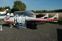XJ772 @ EGTH - 1. DH 115 Vampire T11 at the de Havilland Aircraft Heritage Centre - October 2008