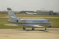 N268DM @ CID - Taxiing to the Landmark ramp