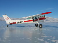 TF-API - C-152 Texas Taildragger with Horton STOL kit and 160 hp lycoming engine and 26 inch Goodyear tundra tyres. - by Sveinn Ingimarsson one of two owners of the airplane