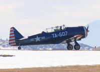 N8541B @ KAPA - Takeoff on 17L.