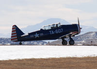 N8541B @ KAPA - Position and Hold for 17L. Pikes Peak in the distance.
