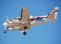 N424EM @ KAPA - On approach to 17L. - by Bluedharma