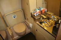 9H-AFK @ KORL - Bathroom of Comlux Aviation A319 - by Florida Metal