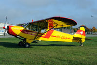 HB-OQB @ LSZW - A pristine Super Cub at its home base Thun.