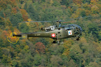 V-259 @ LSMM - This Alouette is marked Feld Post and wears a postal stamp with 100 LT Kp 2 inscription. Nice colours against the autumn forest! - by Joop de Groot
