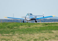N586BJ @ KAPA - ERCOUPE 415-C on Position and hold for 17L. - by Bluedharma