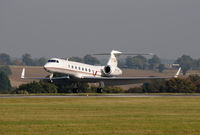 HB-IGM @ EGGW - Gulfstream Aerospace 550