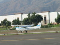 N8934V @ POC - Touching down at Brackett - by Helicopterfriend