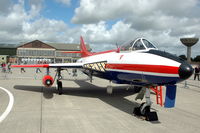 G-ETPS @ EGDY - Ex A&AEE Hunter XE601 at Yeovilton Air Day 2008.