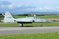 J-3063 @ LSMP - arriving back at Payerne.