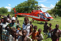 N775MA @ MOZAMBIQUE - Mercy Air Helicopter aiding people in need in southern Africa - by Mercy Air South Africa