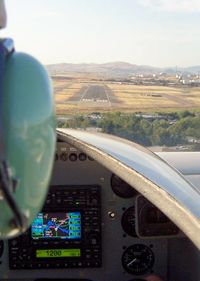 N1344T @ CCR - On final at Concord, CA - by Brian Preston