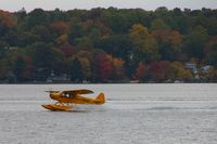 N18AE - Touch and gos Lake Pocotopaug East Hampton CT - by Greg Cartier