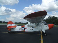 N1292H @ X14 - on ramp at x14 - Army Insignia - by Don Browne
