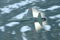 J-3068 @ AXALP - Another spectacular vapor effect during the Axalp demo.