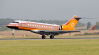 OE-IFG @ EGGW - Bombardier BD-700 - by Paul Ashby