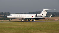 HB-IGM @ EGGW - Gulfstream Aerospace 550