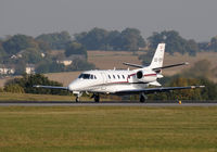 OE-GSP @ EGGW - Cessna 560XL Citation XLS