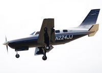 N224JJ @ KAPA - On approach to 17L. - by Bluedharma