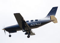 N224JJ @ KAPA - On approach to 17L. - by Bluedharma
