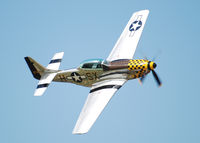 N6320T @ AKO - Lee Lauderback flys the Little Witch at National Radial Engine Exhibition in Akron, Colorado. - by Bluedharma