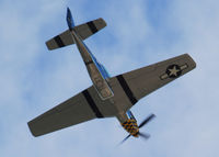 N6320T @ AKO - Lee Lauderback flys the Little Witch at National Radial Engine Exhibition in Akron, Colorado. - by Bluedharma