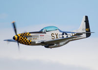 N6320T @ AKO - Lee Lauderback flys the Little Witch at National Radial Engine Exhibition in Akron, Colorado. - by Bluedharma