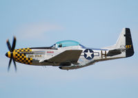 N6320T @ AKO - Lee Lauderback flys the Little Witch at National Radial Engine Exhibition in Akron, Colorado. - by Bluedharma