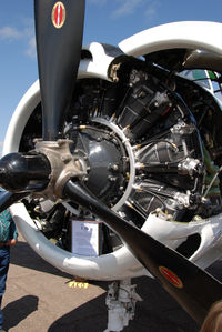 N8039S @ AKO - Parked on display at National Radial Engine Exhibition in Akron, Colorado..