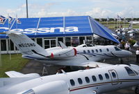N525NG @ ORL - Cessna 525C CJ4 at NBAA in Cessna Display