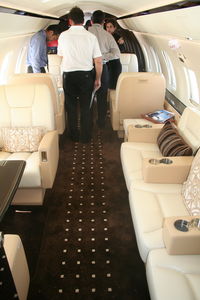 N749BA @ ORL - Challenger 605 at NBAA in Bombardier display - by Florida Metal