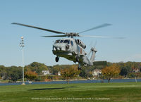 162129 @ U.S. NAVAL - SH-60B 162129 lift off at U.S. Naval Academy 10-19-08 - by J.G. Handelman
