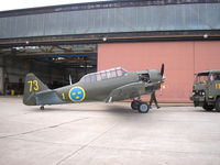 SE-FVU @ ESIB - SwAF Historic Flt - Satenas AFB  July 2007 - by Henk Geerlings