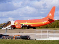 G-ZAPV @ EGSS - Operated by Titan Airways - by Chris Hall