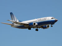 N385UA @ KTUS - Moments from touchdown - by John Meneely